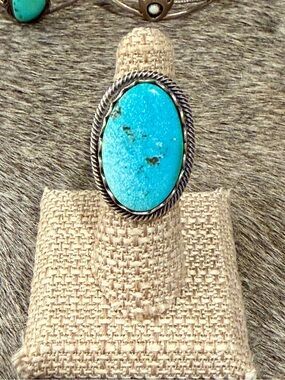 Jackson Hoskie Kingman turquoise ring